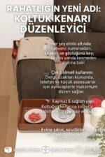 Koltuk Kenarı Organizer & Tepsi Seti - Görsel 4