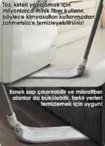 Esnek Mop Toz Alma Aparatı - Görsel 4