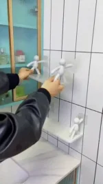 İnsan Figürlü Banyo Ve Mutfak Rafı